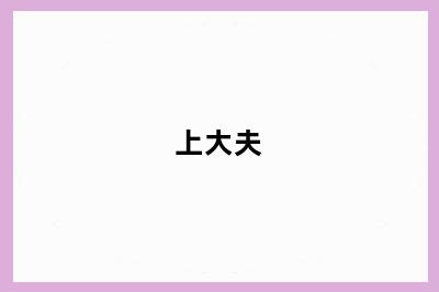 上大夫