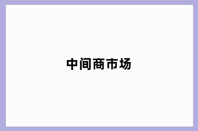 中间商市场