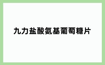 九力盐酸氨基葡萄糖片