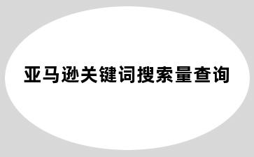 亚马逊关键词搜索量查询