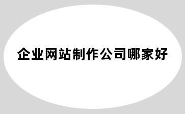 企业网站制作公司哪家好