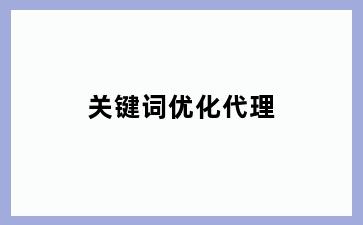 关键词优化代理