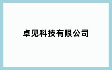 卓见科技有限公司