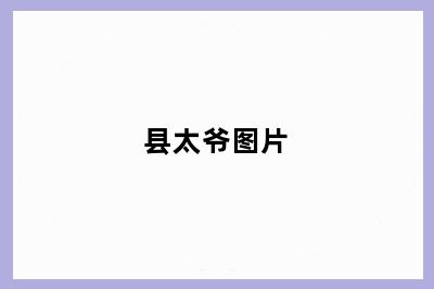 县太爷图片