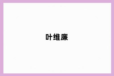 叶维廉
