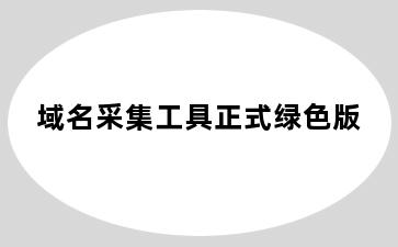 域名采集工具正式绿色版