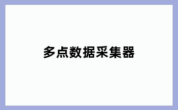 多点数据采集器