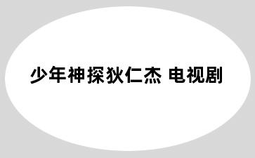 少年神探狄仁杰 电视剧