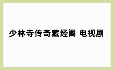 少林寺传奇藏经阁 电视剧