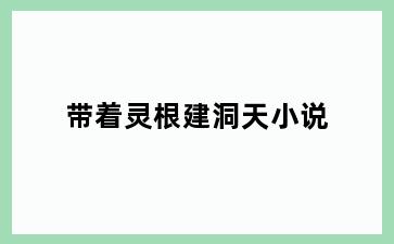 带着灵根建洞天小说