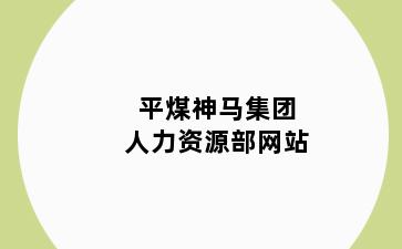平煤神马集团人力资源部网站