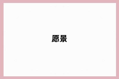 愿景