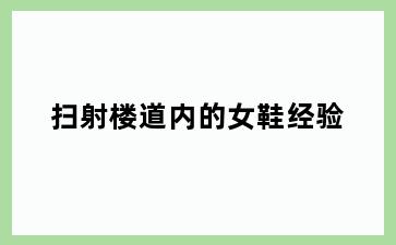 扫射楼道内的女鞋经验