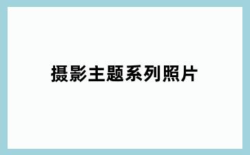 摄影主题系列照片