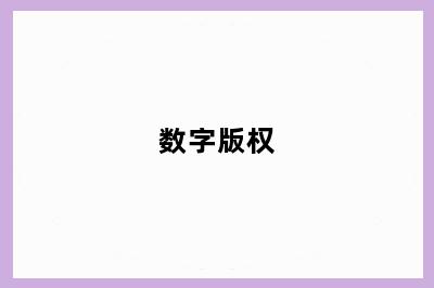 数字版权