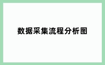 数据采集流程分析图