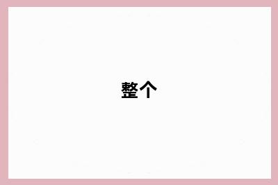 整个