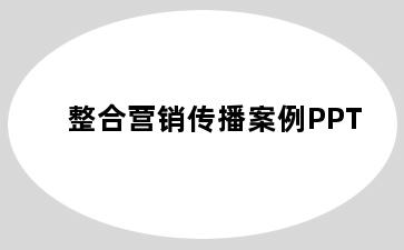整合营销传播案例PPT