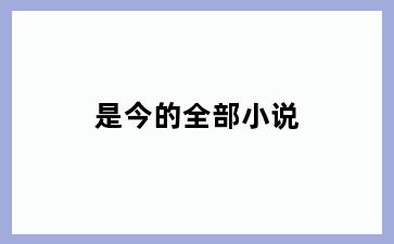 是今的全部小说