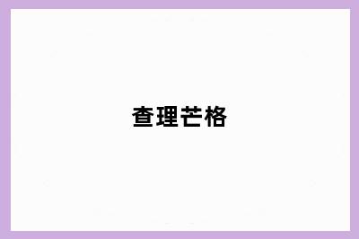 查理芒格