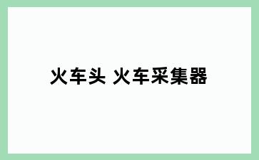 火车头 火车采集器