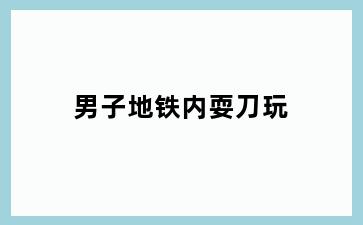 男子地铁内耍刀玩