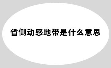 省侧动感地带是什么意思