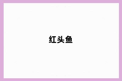 红头鱼