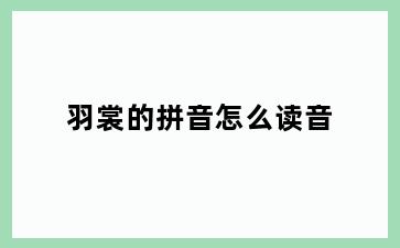 羽裳的拼音怎么读音