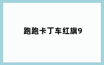 跑跑卡丁车红旗9