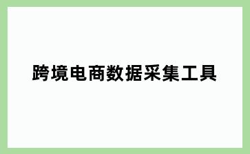跨境电商数据采集工具