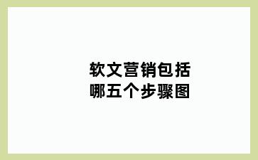 软文营销包括哪五个步骤图