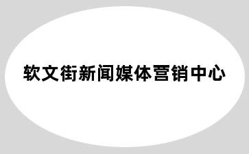 软文街新闻媒体营销中心