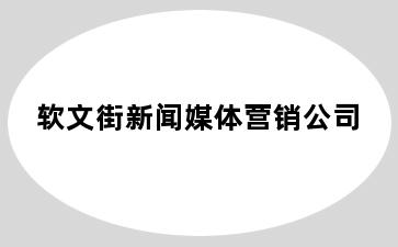 软文街新闻媒体营销公司
