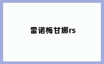 雷诺梅甘娜rs