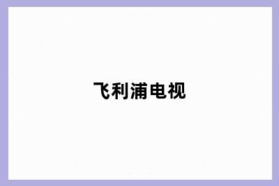 飞利浦电视