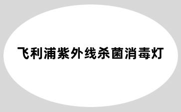 飞利浦紫外线杀菌消毒灯