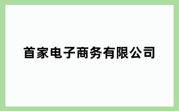 首家电子商务有限公司