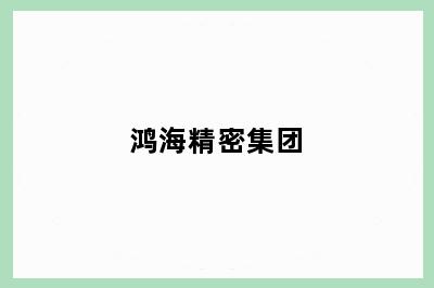 鸿海精密集团