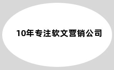 10年专注软文营销公司