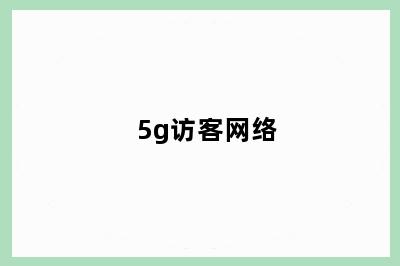 5g访客网络