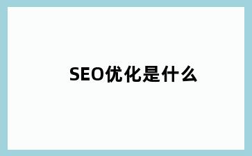SEO优化是什么
