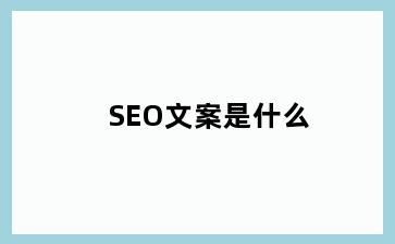 SEO文案是什么