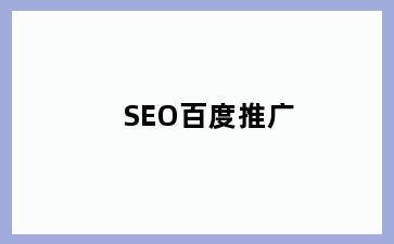 SEO百度推广