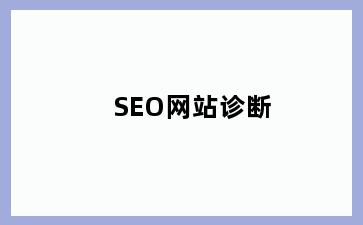 SEO网站诊断