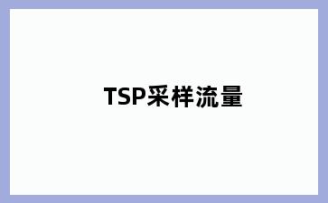 TSP采样流量