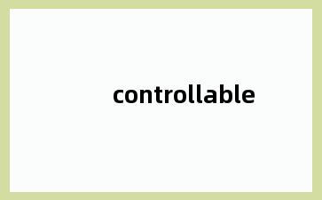 controllable