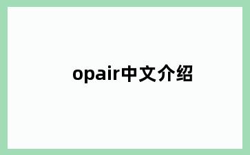 opair中文介绍