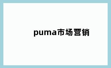 puma市场营销