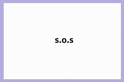 s.o.s